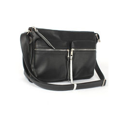 Сумка женская искусственная кожа ADEL-261. 1отдел+кар/пер, черный флотер 256600