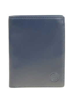 Мужское портмоне из натуральной кожи, цвет черный