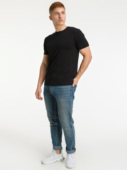 Футболка мужская короткий рукав GREG G145-V-90003 (черный)  фото 5