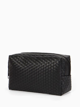 Косметичка универсальная, искусственная кожа, на молнии, чёрная