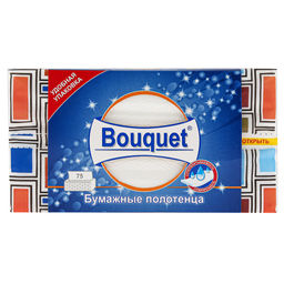 Полотенце бумажное 2-х слойное Bouquet 75л, 23х21,5см (Россия) - Домашняя мода фото 2