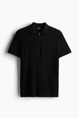 Polo en punto trenzado Slim Fit - H&m фото 6