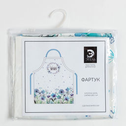 Фартук Этель Незабудки 60*70 см, 100% хлопок, саржа 190 г/м2  фото 6