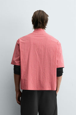 CHECKED RELAXED FIT SHIRT - Zara фото 3