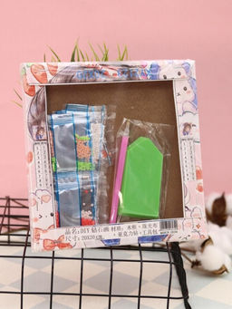 Алмазная мозаика на подрамнике Draw Me! Upset girl, (20*20 см)