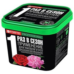 Bona Forte Удобрение Пионы и Розы с биодост. кремнием 1 РАЗ В СЕЗОН 1 л BF23020031