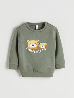 Bisiklet Yaka Erkek ?ocuk Sweatshirt