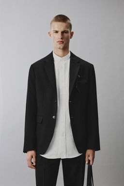 BLAZER TRAJE 100% LANA / Negro - Zara фото 2