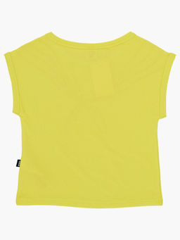 Футболка для девочки UD 2854 желтый - Mini maxi фото 6
