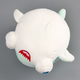 Цена за 2 шт. Мягкая игрушка «Акула» с большими глазами, 19 см, бирюзовая