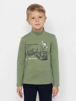 CRB wear/CWKB 63676-35-384 Водолазка для мальчика,хаки/Ex.Cherubino