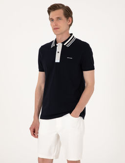 Lacivert Slim Fit Ti__rt