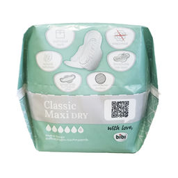 Прокладки BIBI Classic Maxi Dry, 6 капель, 8 шт.  фото 3