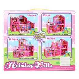 Кукольный домик «Коттедж» с куклами и аксессуарами