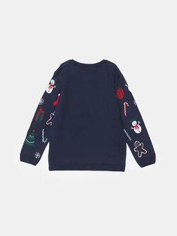 Y?lba?? Temal? Erkek ?ocuk Kazak - Waikiki фото 2