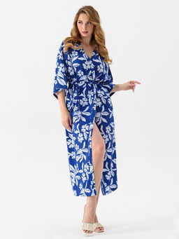 Женский халат синий 2239 (16)