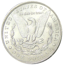 Монета 1 доллар 1900 года США Доллар Моргана