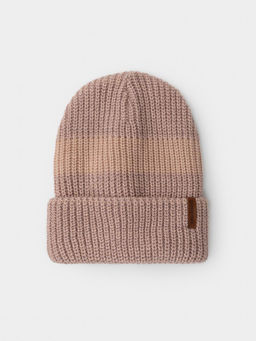 КВ 20414/ш/розовый беж,пудра шапка дет