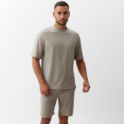 Футболка мужская MINAKU REGULAR: серая, размер 50