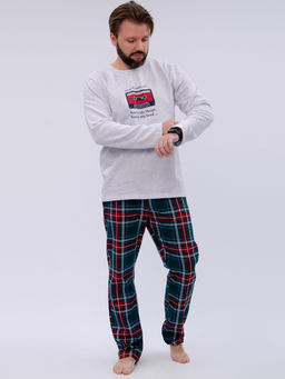 Пижама "Диско 2", футер начёс