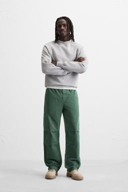 PARACHUTE PRINT TROUSERS