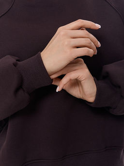 Свитшот женский коричневый - Mark formelle фото 5