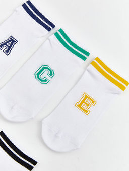 Desenli Erkek ?ocuk Patik ?orap 5li