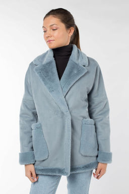 02-2954 Дубленка женская - El podio фото 4