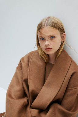 Abrigo en mezcla de lana confeccionado a mano - H&m фото 3