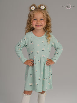 Платье Элла мятный букетик