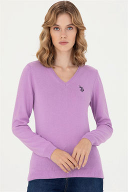 U. S. Polo Assn Женский базовый свитер с v-образным вырезом Магнолия - U.s. polo assn фото 11