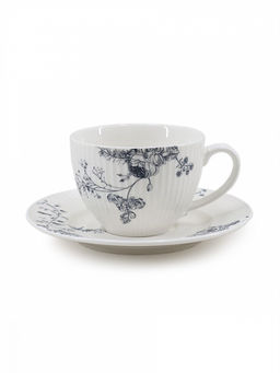 Набор столовой посуды, 6 предметов белый фарфор