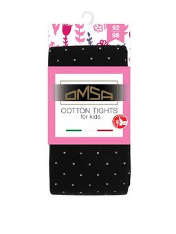 OMSA kids Collant 12Р31-1 колготки дет. горох - nero