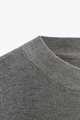 OVERSIZED PLAIN KNIT TOP - Zara фото 3