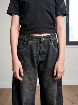 Джинсы-багги для девочек - СИНЯЯ МОДА фото 7