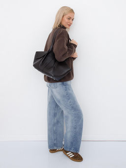 Сумка женская кожаная 2394-1Y coffee Polina&Eiterou