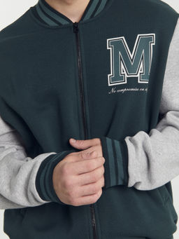 Жакет мужской в темно-зеленом цвете с печатью т.зеленый +печать 121187 - Mark formelle фото 9