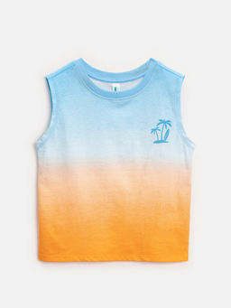 ACOOLA / Мaйка детская для мальчиков Hogan голубой принт  фото 3