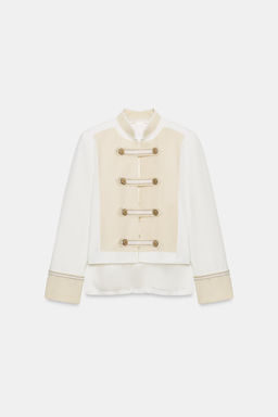 CHAQUETA ALAMARES ZW COLLECTION / Blanco - Zara фото 3