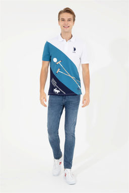 U. S. Polo Assn Мужская футболка-поло Petrol - U.s. polo assn фото 9