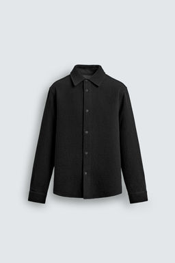 TEXTURED RELAXED FIT OVERSHIRT - Zara фото 8