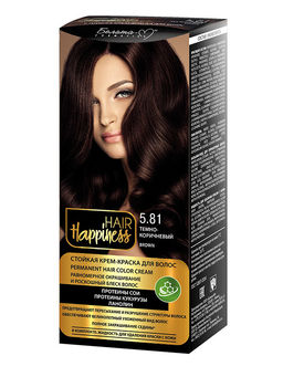 Белита-М Hair Happiness Крем-краска д/волос аммиачная №5.81 темно-коричневый