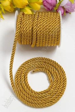 Шнур в бобине 5 мм*10 ярд (SF-3317) золото №01