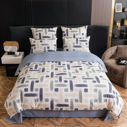 Комплект постельного белья Сатин 100% хлопок C622 Евро/70-70 2 шт;50-70 2 шт - Ситрейд фото 2