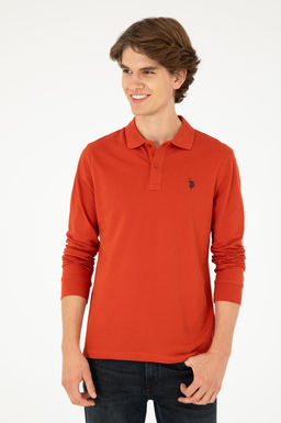 Erkek Kiremit Basic Sweatshirt