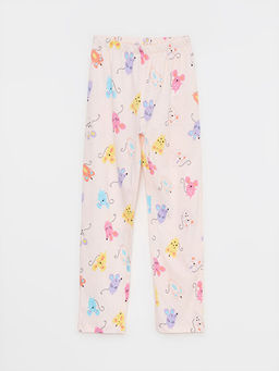 G?mlek Yaka Bask?l? K?sa Kollu K?z ?ocuk Pijama Tak?m? - Waikiki фото 3