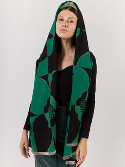 В СОСТАВЕ ШЕРСТЬ И КАШЕМИР Большой, мягкий, теплый однотонный двусторонний палантин. - Tantino фото 5