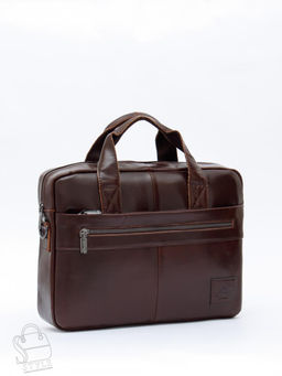 Портфель мужской кожаный 11011Z brown Zinimsk