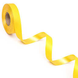 Цена за 4 шт. Лента полипропиленовая Matte для декора и подарков, ярко-жёлтая, 2 см х 50 м - Simaland фото 3