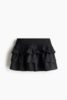 Falda pantal?n con dise?o escalonado